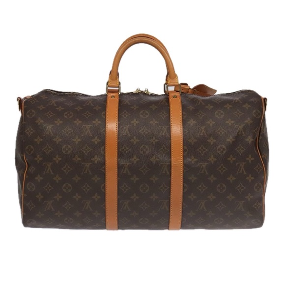 LOUIS VUITTON Monogram Keepall 50 Boston Bag M41426 LV Auth 95599 - Picture 2 of 16